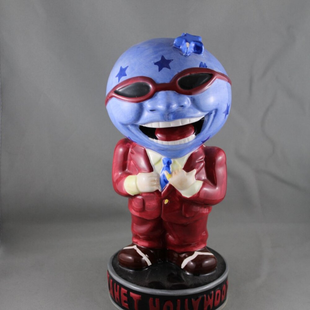 Planet Hollywood Drinking Vessel - Suited Up Globe Guy - Ceramic Monster Mug